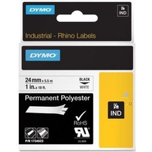 Dymo Rhinopro 18053 Beyaz-Siyah Sabit Polyester