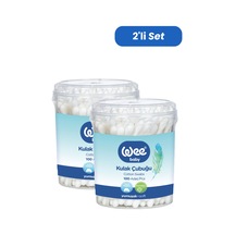 Wee Baby Emniyetli Kulak Temizleme Çubuğu Seti 60x2 120 Adet