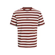 Jack & Jones Vesterbro Newton Erkek Kırmızı Tişört 12265748-brb