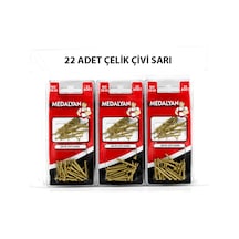 Diyarı Fırsat Dl-71 Sarı Çelik Tel Çivi 3x30 Mm 22 Adet 12'li Paket 3 x 30 MM
