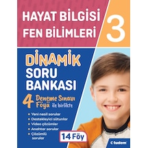 Tudem 3.Sınıf Hayat Bilg.+ Fen Bilm.Dinamik Soru Bankası