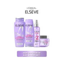 Hydra Hyaluronic Nem İle Dolgunlaştıran Saç Bakım Seti - Şampuan & Saç Bakım Kremi & Serum & Maske pkthylnmlndrcscst-9283 Kuru