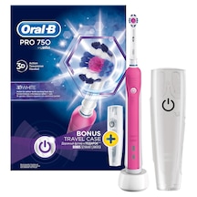 Oral-B Pro 750 CrossAction Elektrikli Diş Fırçası Pembe