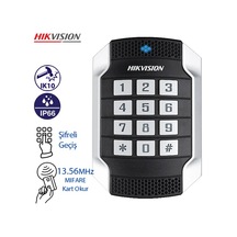 Hıkvısıon Ds-k1104mk Vandal-proof Mıfare Kart Okuyucu Keypadli Ik10 Ip66
