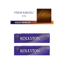 Jenerik 2 Adet Single Tüp Boya Saç Boyası Fındık Kabuğu 7/3