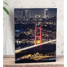 Bk Gift İstanbul Tasarımlı Dekoratif Mini Kanvas Tablo 15x20cm-5