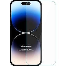 Microsonic Apple Uyumlu iPhone 15 Pro Nano Glass Cam Ekran Koruyucu