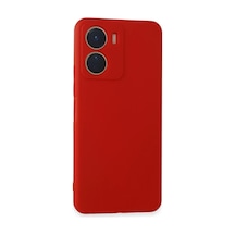 Vivo Y16 Kılıf First Silikon - Kırmızı 0.2M-Çok Renkli