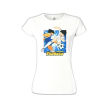 Tsubasa - Captain Beyaz Kadın Tshirt 001