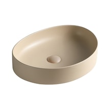 Ey-4713mk Tezgah Üstü Lavabo Mat Krem