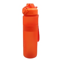 Noki Petg Kilitli Kapak Plastik Matara 1000 Ml Turuncu