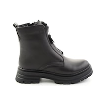 Bambi Siyah Hakiki Deri Kadın Bot & Bootie K02462089903