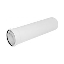 Demirdöküm Uyumlu Yoğuşmalı Kombi Baca Uzatması 100 Cm Logolu