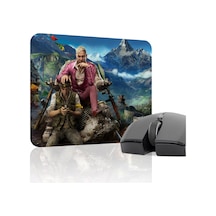 Far Cry Kaymaz Dikişli Kauçuk Oyuncu Mousepad V4 - 22x18 Gaming Mouse Pad Fare Altlığı