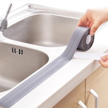 Gri Su Sızdırmaz Banyo Mutfak Lavabo Küvet İzolasyon Şerit Bant 2