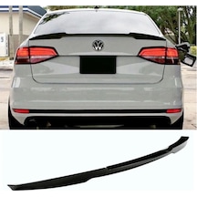 Autogp Vw Jetta Bagaj Üstü Spoiler Pianoblack Boyalı Yarasa 2011 / 2017