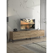 Wood'N Love Vega Premium 200 Cm Geniş Dolaplı Metal Ayaklı Tv Üni (533004083)