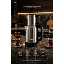 Evona Steeltea Premium 2 in 1 1.8 L Çay Makinesi