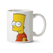 Bart-simpson-png-clipart İki Tarafı Baskılı Kupa Bardak Çok Renkli