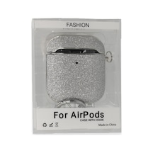 Airpods 2 2.nesil Spell Simli Kılıf - Gümüş