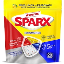 Asperox Sparx Diamond Bulaşık Makinesi Deterjanı 20 Tablet