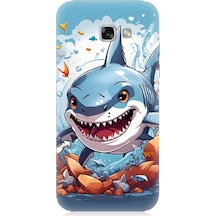 Samsung Galaxy A3 2017 Uyumlu Köpekbalığı Desenli Silikon Kılıf