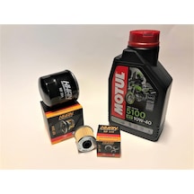 Motul 5100 4T 10W-40 Motor Yağı 1 L + Honda NC 700 - 750 DCT Yağ ve Filtre Bakım Seti 1 L