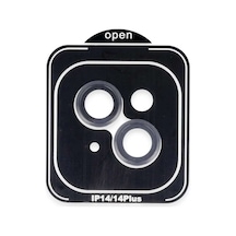 İphone 14 Pvd Metal Kamera Lens - Siyah Diğer