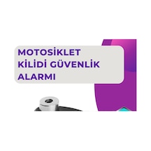 Mey İthalat 110 Db Alarm Disk Kilidi Motosiklet Scooter Bisiklet Güvenlik