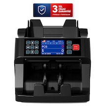 Mixpro 130 Profesyonel Üstten Beslemeli 9 Ülke Karışık Sayım Para Sayma Makinesi Çift Cıs Sensörlü
