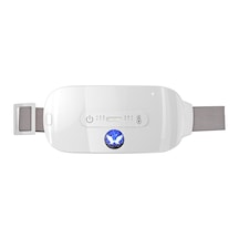 Yunboo Regl Ağrısı İçin Isıtmalı Masajlı Beyaz Bel Kuşağı - 3 Seviye Isıtma Ve Titreşim Çok Renkli