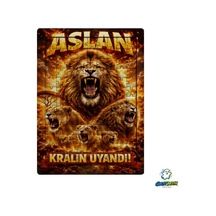 Ghostbastır Design Galatasaray Aslan 99 Parça Ayaklı Puzzle Dekoratif Çocuk Yapbozu 0159