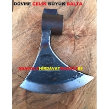 Yatağan Dövme Çelik Balta Nacak Büyük Boy Balta Elyapımı 1800Gr