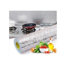 9016904038576drvs - Alüminyum Folyo Yapışkanlı Mutfak Koruyucu Folyo 2 Metre Çok Renkli