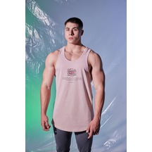 Woof Gym Monk Mode Baskı Klasik Atlet - Pudra Woof Gym Monk Mode Baskı Klasik Atlet - Pudra