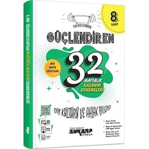 8. Sınıf Din Kültürü ve Ahlak Bilgisi Güçlendiren 32 Haftalık Kazanım Denemeleri- Ankara Yayıncılık