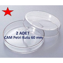 Cam Petri Kabı 60 X 15 Mm Cam Petri Kabı 60mm- 2 Adet