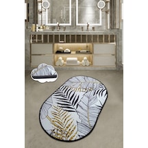 Herbal 80X100 Cm Banyo Halısı Paspas Yıkanabilir