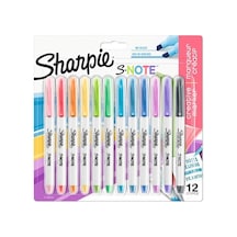 Sharpie 2138233 Snote Kreatif Markör Krş 12li Bls Çok Renkli