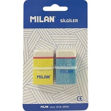 Milan Flexıble Synt 4424/80 Dikdörtgen Silgi Blister - 2li