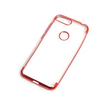 Alcatel 1s Kılıf Dört Köşeli Lazer Silikon Kılıf 001