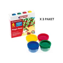 Bigpoint Parmak Boyası 4 Renk X 35 Ml X 3 Adet Karışık
