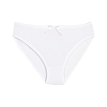 6 Adet Yıldız Bayan Bambu Bikini Külot Beyaz 3910 Beyaz
