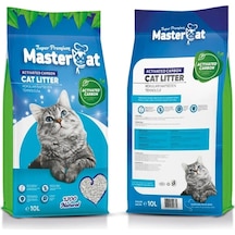Mastercat Aktif Karbonlu Extra Koku Emici Bentonit Kedi Kumu 10 L