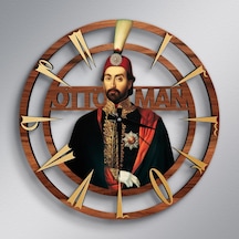 Bk Gift Sultan Abdülmecid Ahşap Duvar Saati - Model A2 Akgn13872
