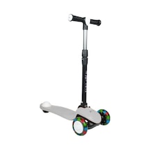 3+ Yaş Pro Scooter Işıklı Mat Gri Renkli Çok Renkli