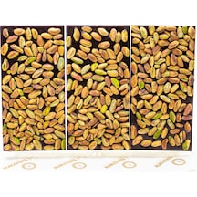 Dark Brown Antep Fıstıklı Bitter Tablet Çikolata El Yapımı 3 x 100 G