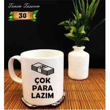 Çok Para Lazım - Porselen Kupa Beyaz