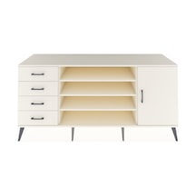 Kronos Konsol 6 Raflı 4 Çekmeceli Tek Kapaklı 176x59x83 Aytaşı-aytaşı/aytaşı Aytaşı/aytaşı