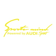 Sports Mind Audi Sports Sticker 17x17 Cm Sarı